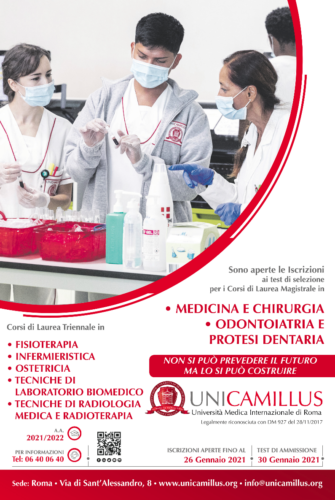 UNICAMILLUS - ORIENTAMENTO 2020-21